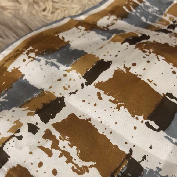 Gorgeous Vintage Vera Neumann Scarf-Polyester-Browns/Gray/White-GUC - Picture 9 of 15